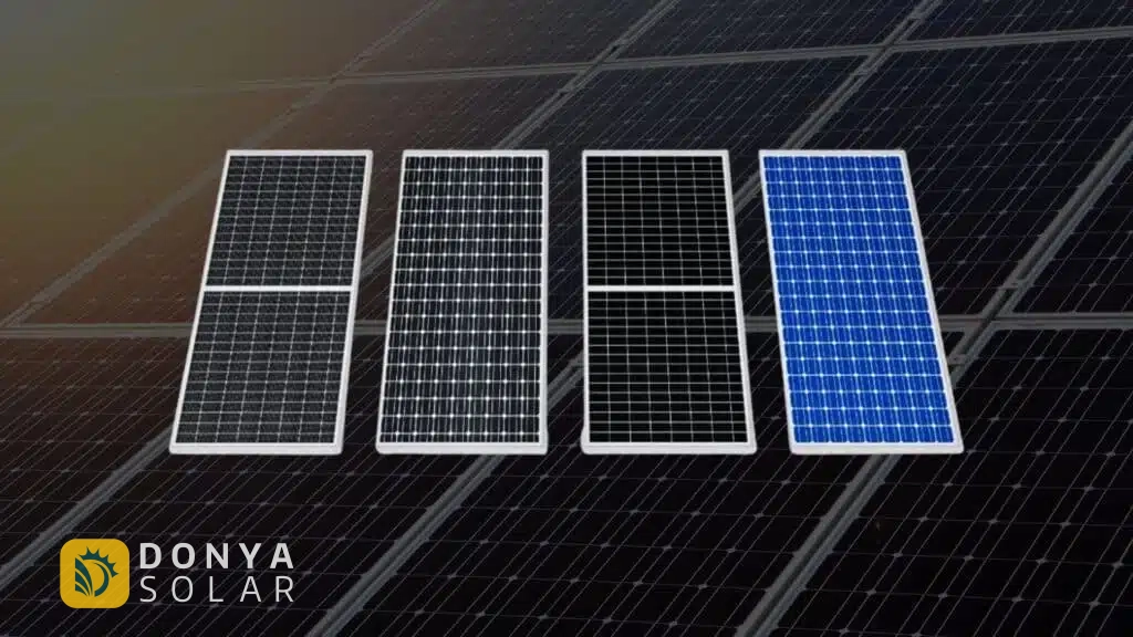 انواع پنل خورشیدی