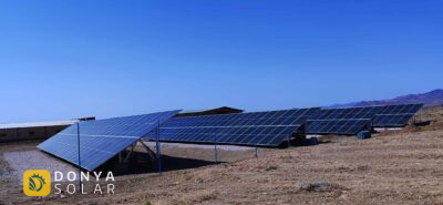 پنل خورشیدی برای زمین