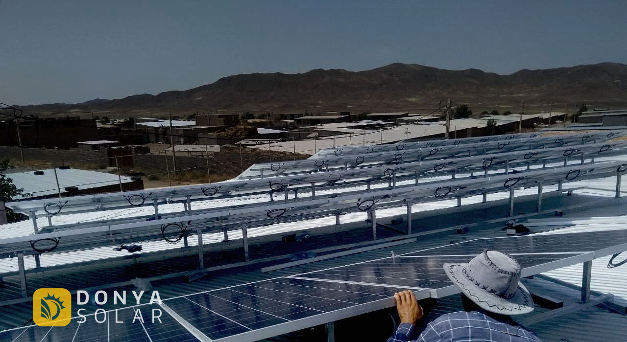 نیروگاه خورشیدی برای خانه 15 کیلووات