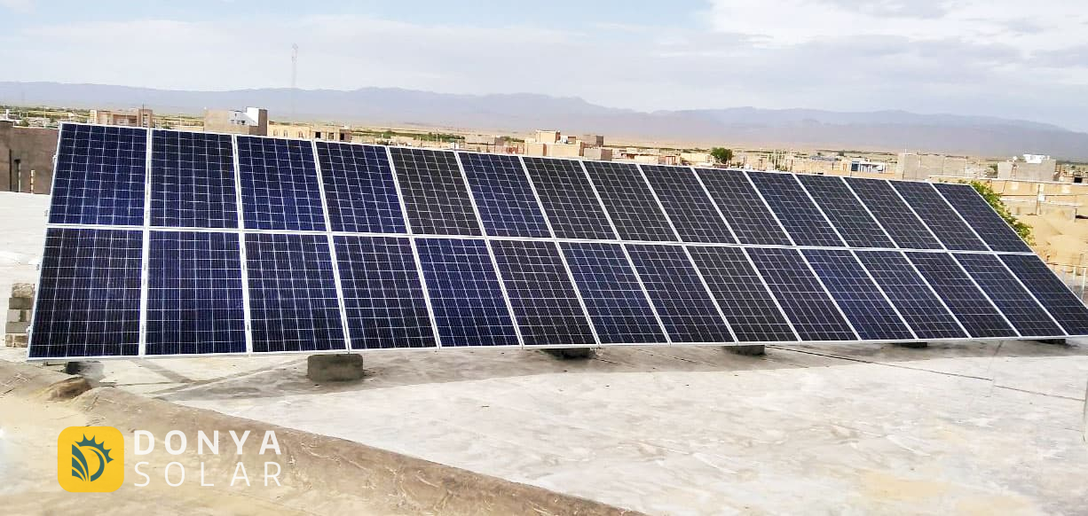 پنل خورشیدی برای تامین برق خانه