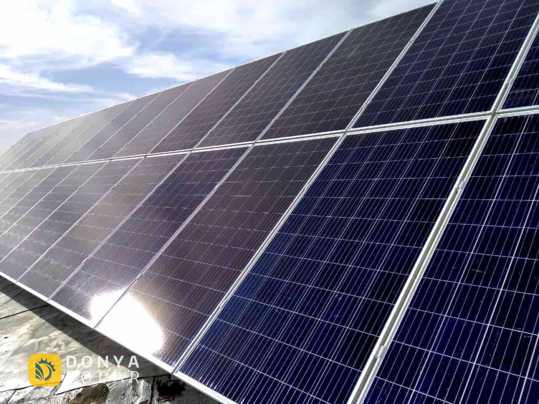 پنل خورشیدی برای تامین برق خانه