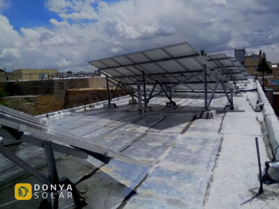 نیروگاه خورشیدی خانگی در روستا