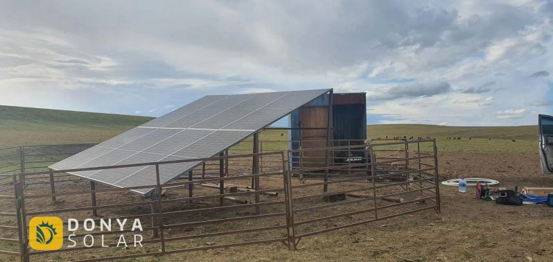 نیروگاه خورشیدی برای دامداری