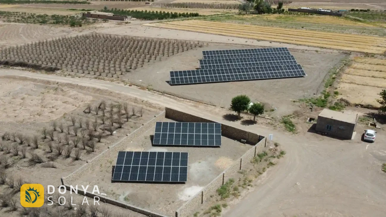 نیروگاه خورشیدی چاه موتور همت