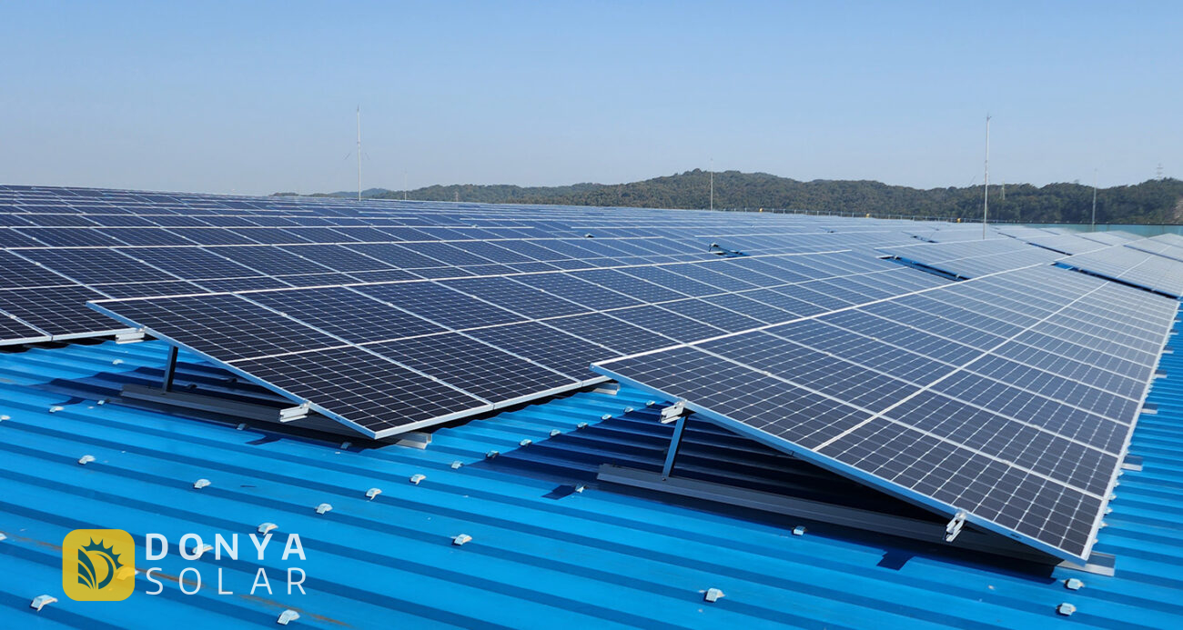 نیروگاه خورشیدی روی سقف